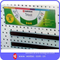 Plastic PVC price sign holder shelf talker holders with adhesive